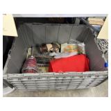 Assorted Fabric & Appliques - Bible - Metal Tins