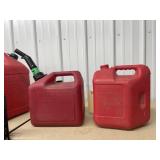 2 - Plastic Gas Jugs