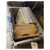 Box of Vinyl Records 33