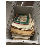 Box of Cross Stitch & Needlepoint - Newspapers