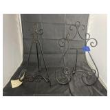 2 - Small Metal Display Easels