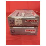 2 Pcs - Federal 270 Win Ammo