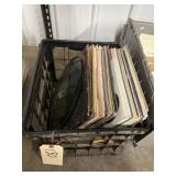 Crate of Assorted Vinyl Records