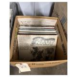 Box of Assorted Vinyl Records