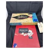 2 Pcs - Poker Set & Yahtzee