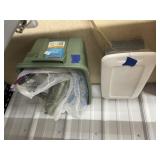 2 Pcs - Tub of Plastic Bullet Molds? & Grease Gun