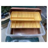 Tackle Box in Plastic Bin