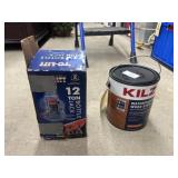 Kilz & 12 Ton Bottle Jack