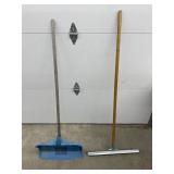 2 Pcs - Large Squeegee & Plastic Shovel