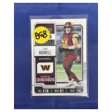 2023 Panini Contenders Football Card Sam Howell