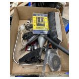 Box of Assorted Tools - Drill Bits - Tire Iron