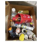 Box of Assorted Home Maintenance Supplies