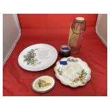 5 Pcs - Decorative Dishes - Milk Bottle - Tin & Mo