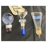 3 Glass Decanter Stoppers