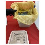 Oriental Scarves in Plastic Bucket w/Lid