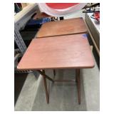 2 Pcs - Wooden TV Trays