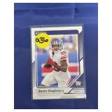 2024 Panini Donruss Football Card Devin Singletary