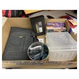 Box of Paperback Books - Coins Rollers - Targets