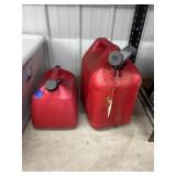 2 Pcs - Plastic Gas Cans