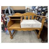 Phone Table/Bench 36"L x 20"W x 27"H