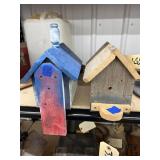 2 - Wooden Bird Houses