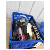 Crate of Painting Supplies & Rollers