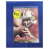 1991 NFL Pro Set Football Card #3 Joe Montana