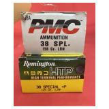 PMC 38 Spec & Box of Remington 38 Spec Ammo