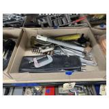 Assorted Wrenches - Clamps - Hammer - Drill Bits