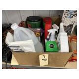 Box of Gardening Supplies - Miracle Gro