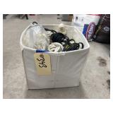 Towing Rope in Canvas Bin