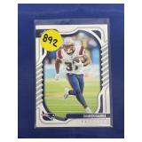 2022 Panini Absolute Football Card Damien Harris