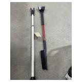 Car Window Squeegee & Clothing Rack