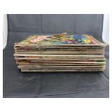 Pile of Vintage Comic Books