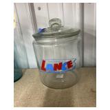 Lance Glass Jar w/Lid