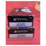 2 Pcs - 45 Auto Ammo