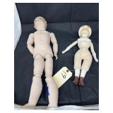 2 Pcs Vintage Dolls - Tara 80 & Vernon Seeley