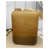 Plastic Gas Jug w/Contents