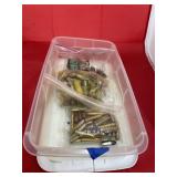 Plastic Bin w/Shotgun Shells - Assorted Ammo