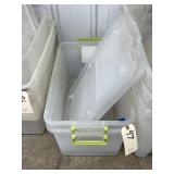 2 Pcs - Plastic Bins & Lids