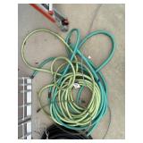 2 Garden Hoses & Plastic tubing