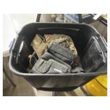 Canvas Ammo Bags in Plastic Tub w/Lid