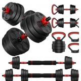 Adjustable Dumbbell Set, Free Weight Set With Conn