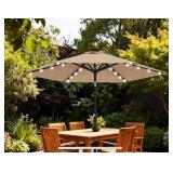 ABC canopy, Durable Solar LED Light Patio Umbrella