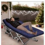 Camping Cot, Portable for Adult, 600 Lb. Capacity,