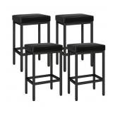 4 Ct. 26" Counter Height Bar Stool - Black, 16.54