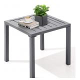 Aluminum Outdoor Side Table, Weather Resistant, Li