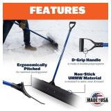 Marshalltown Polar Pusher- 24" Snow Pusher, UHMW