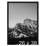 3 Ct Picture Frame- Black Wooden Frame, Approx. 36