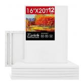 2 ct 12 Pack Large Stretched Canvas for Painting,